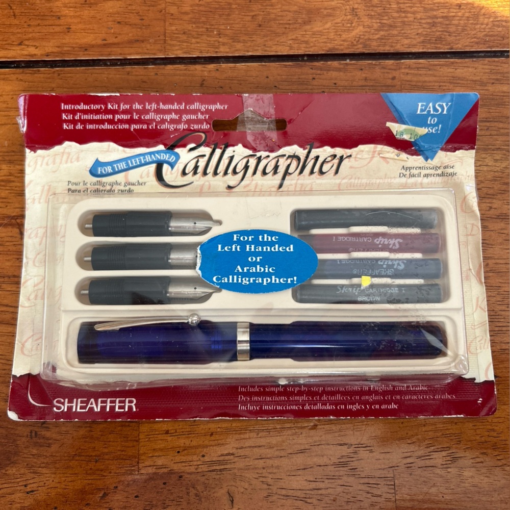 Calligrapher Sheaffer Easy To Use For The Left Handed Or Arabic Calligrapher Vtg